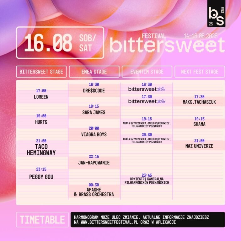 bittersweet festival 2025 sobota