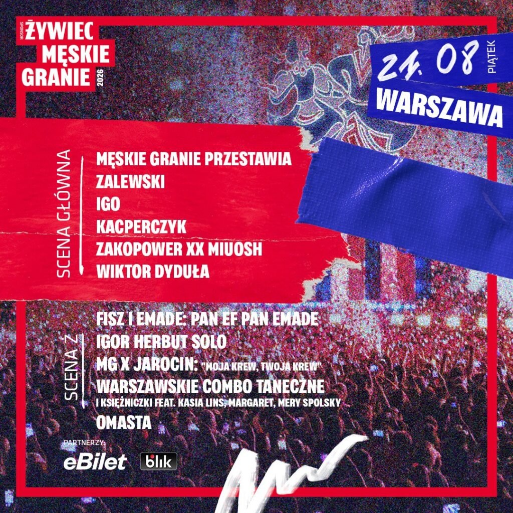 męskie granie 2026 warszawa piątek