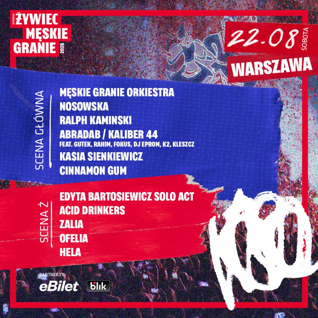 męskie granie 2026 warszawa sobota