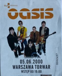 oasis warszawa torwar polska 5 06 2000