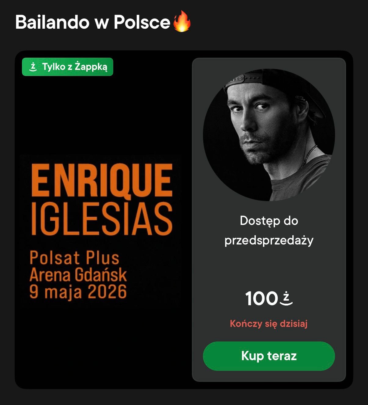 enrique iglesias koncert w polsce gdańsk żappsy