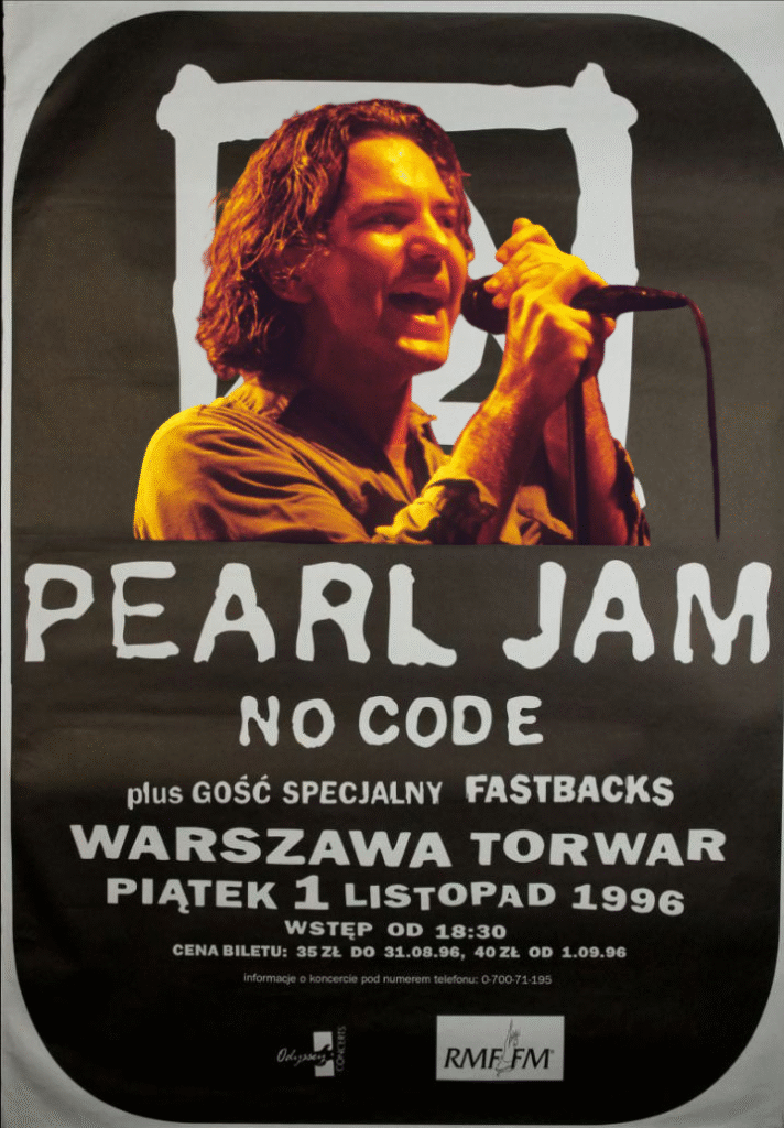 pearl jam w polsce warszawa torwar 1996