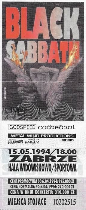 black sabbath zabrze 1994