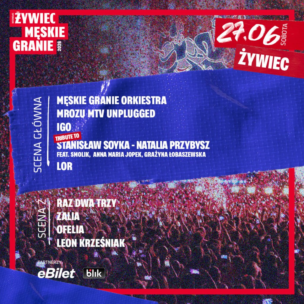 męskie granie 2026 żywiec sobota