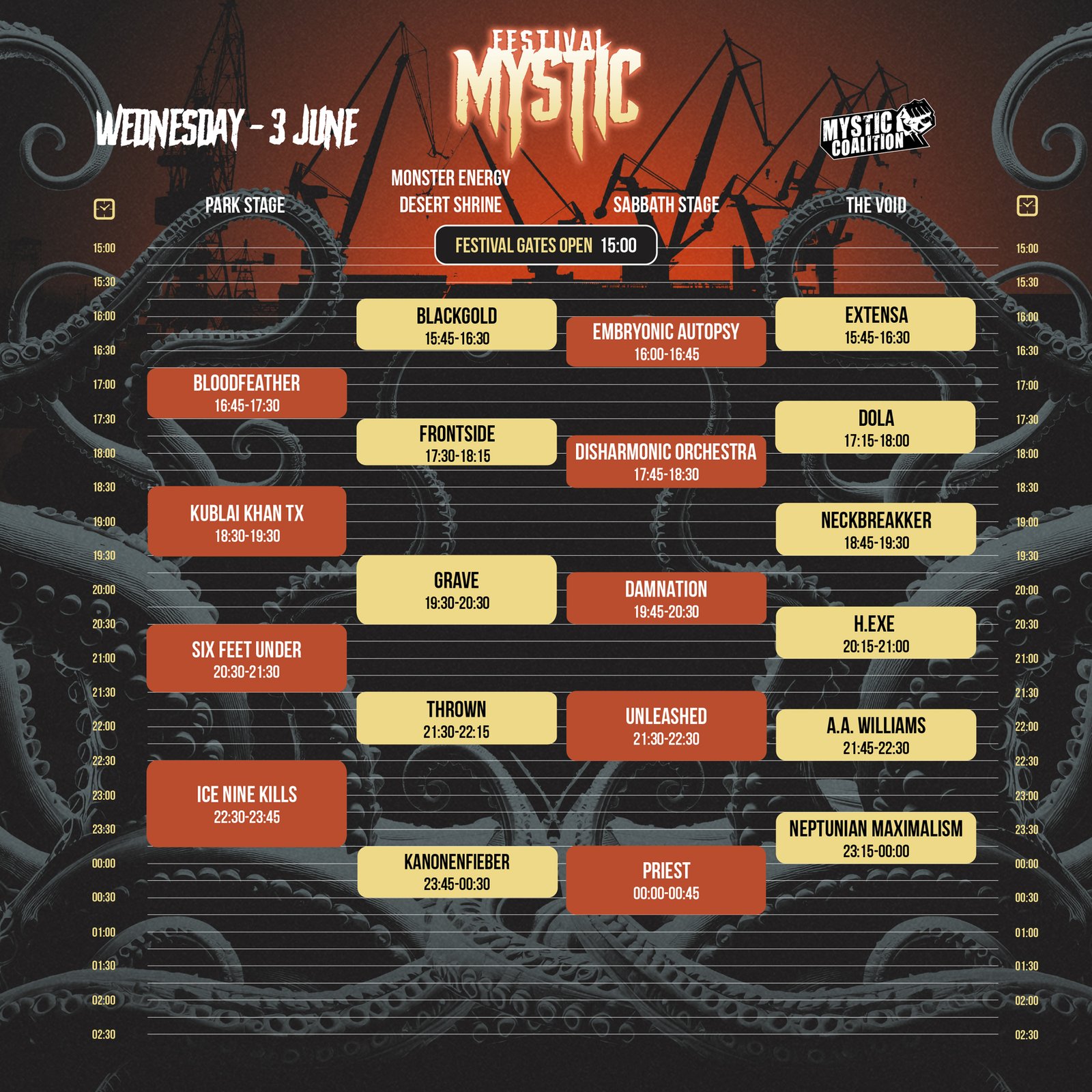 mystic festival 2026 środa
