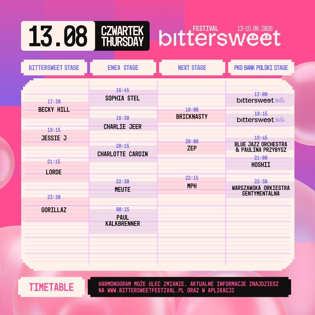 bittersweet 2026 czwartek