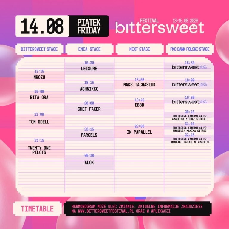 bittersweet 2026 piątek