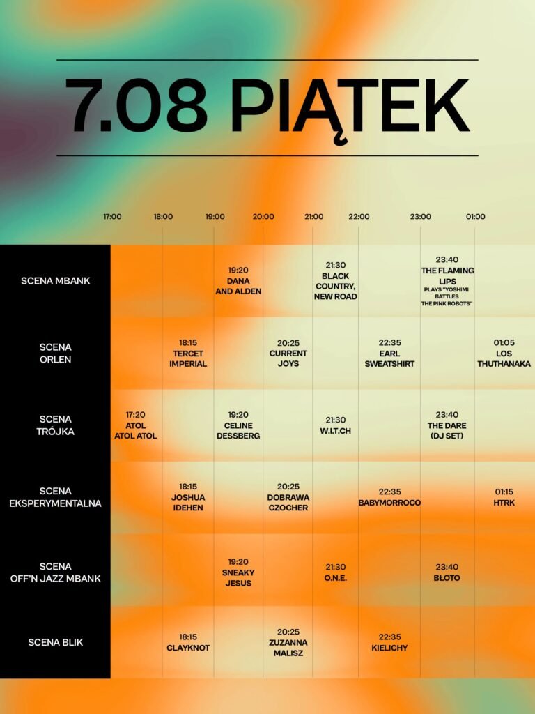 off festival 2026 piątek