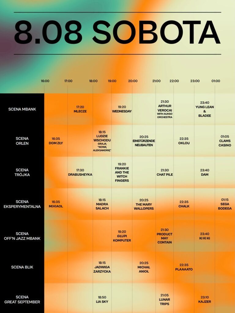 off festival 2026 sobota