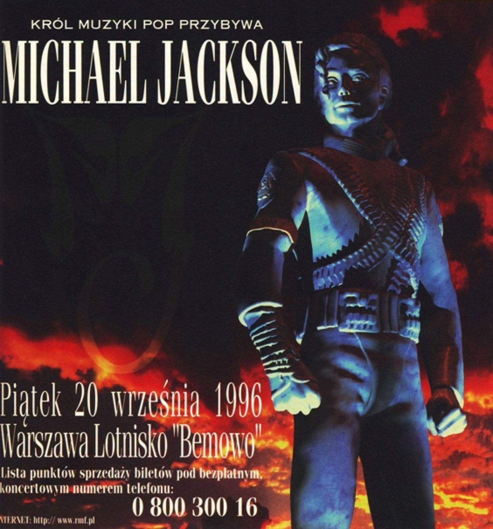 michel jackson warszawa bemowo 1996