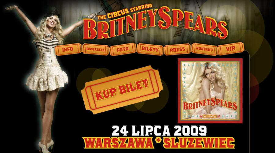 britney spears warszawa służewiec 2009