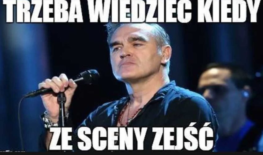 morrissey mem zejść ze sceny